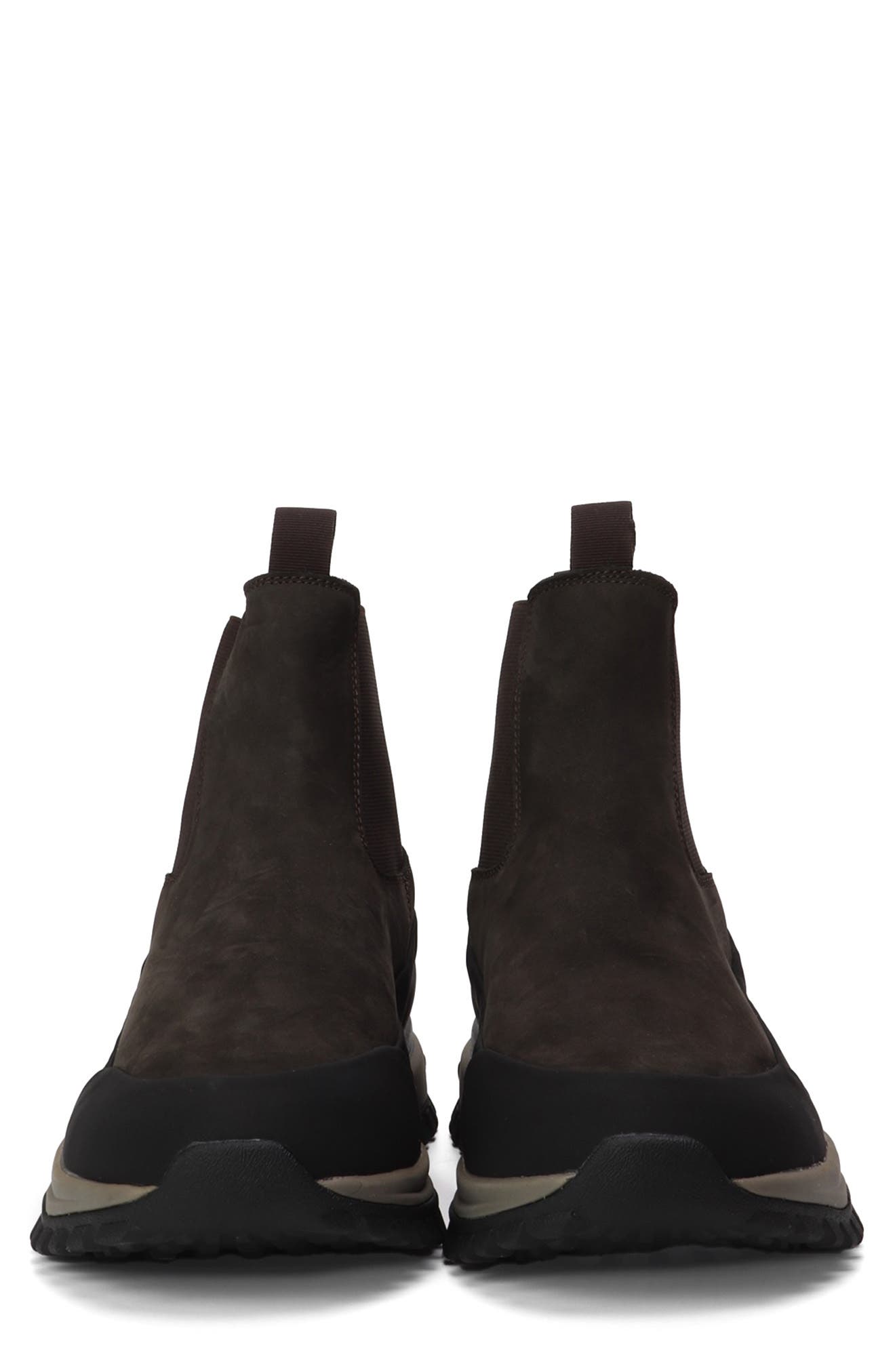 Fino Waterproof Leather Chelsea Boot, Alternate, color, GROUND COFFEE