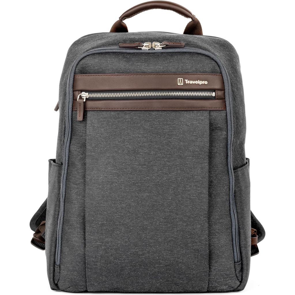Travelpro Platinum Elite Laptop Travel Backpack In Vintage Grey