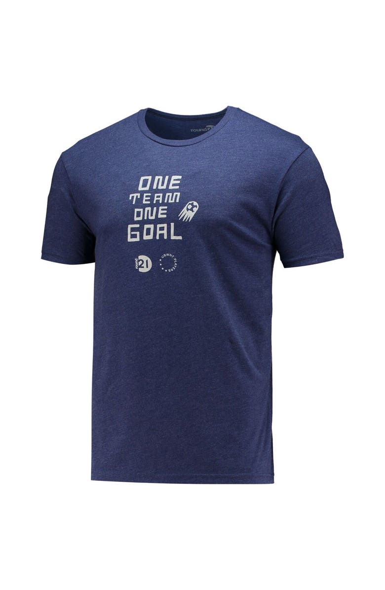 round21 Men's round21 Megan Rapinoe Navy USWNT One Team One Goal T-Shirt, Alternate, color, 