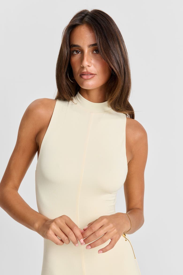 Maeve Midi Dress, Alternate, color, Butter