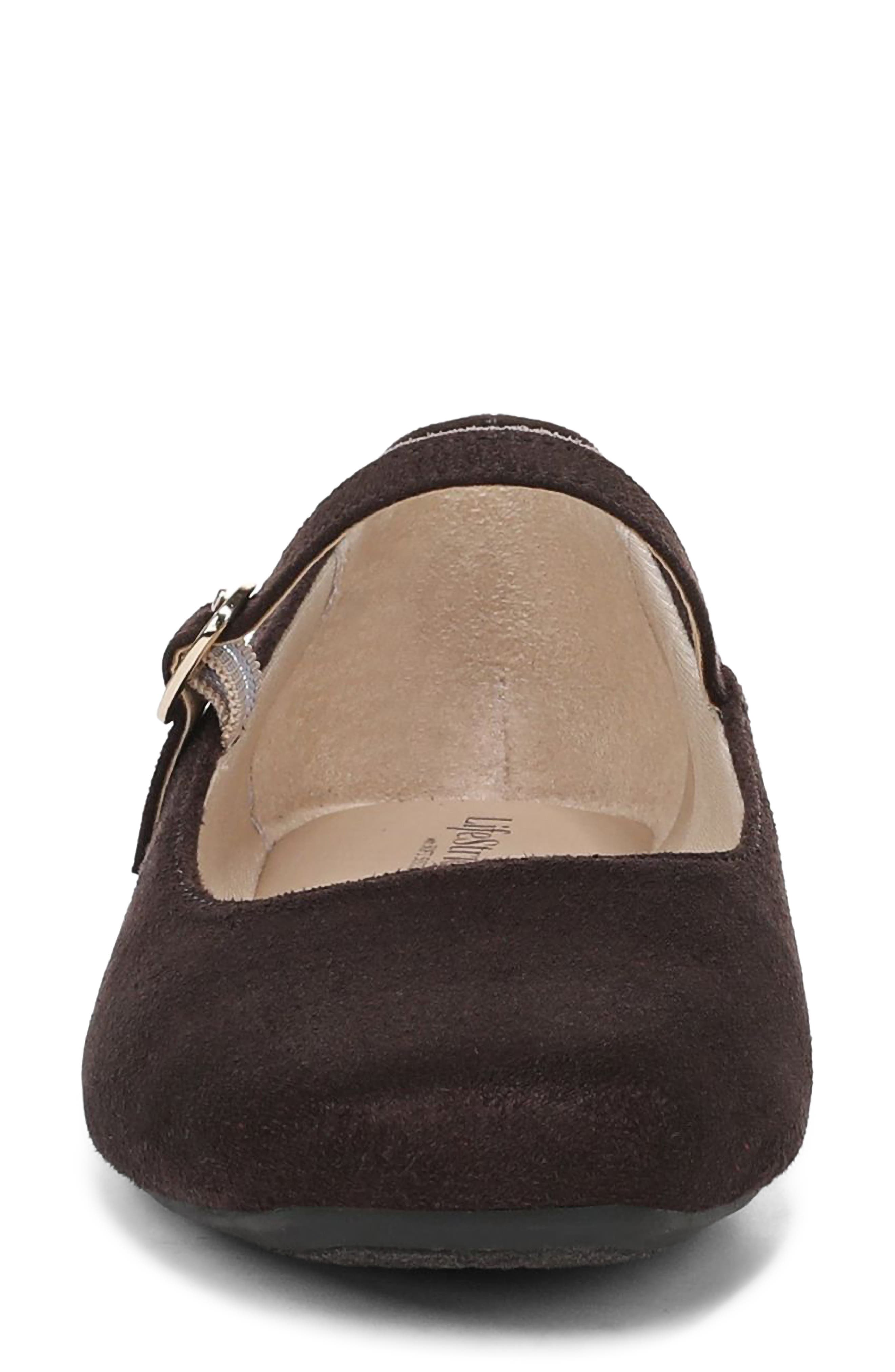 Beloved Mary Jane Flat, Alternate, color, DARK CHOCOLATE
