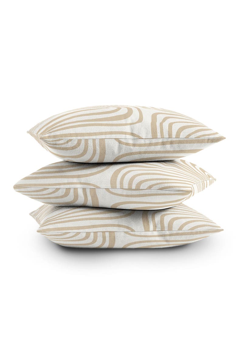 Iveta Coeur Neutral Throw Pillow, Alternate, color, WHITE