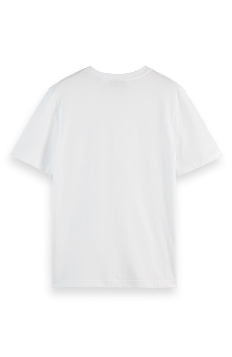 Scotch & Soda Regular Fit Chest Logo Graphic T-Shirt, Alternate, color, White