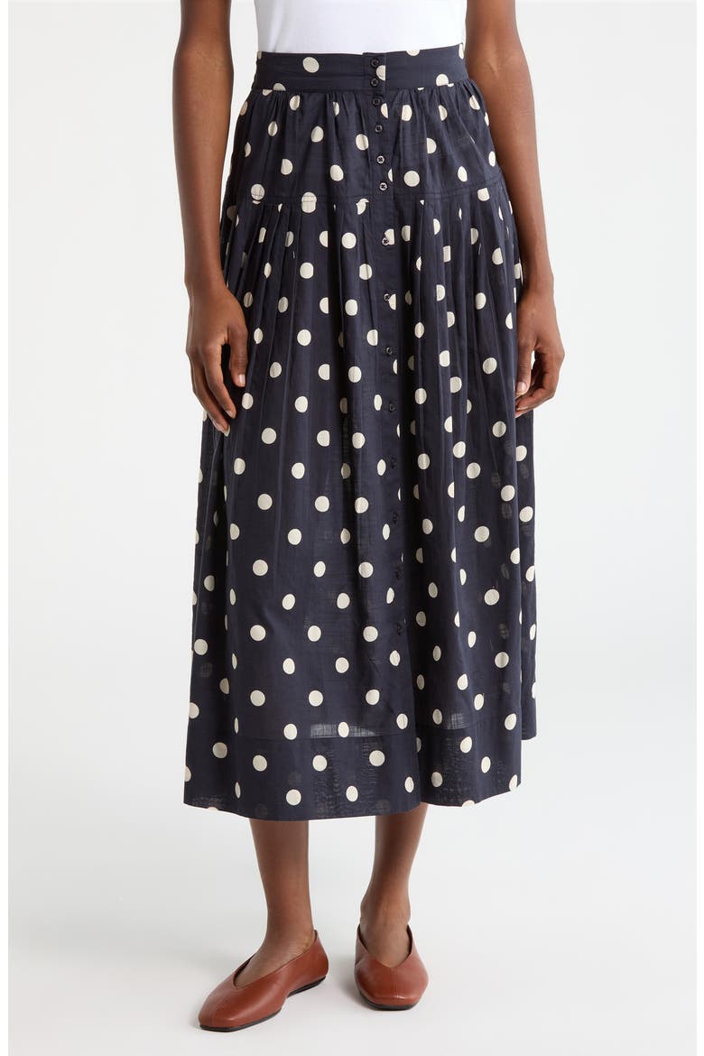 The Highland Polka Dot Cotton Skirt (Women) | Nordstrom