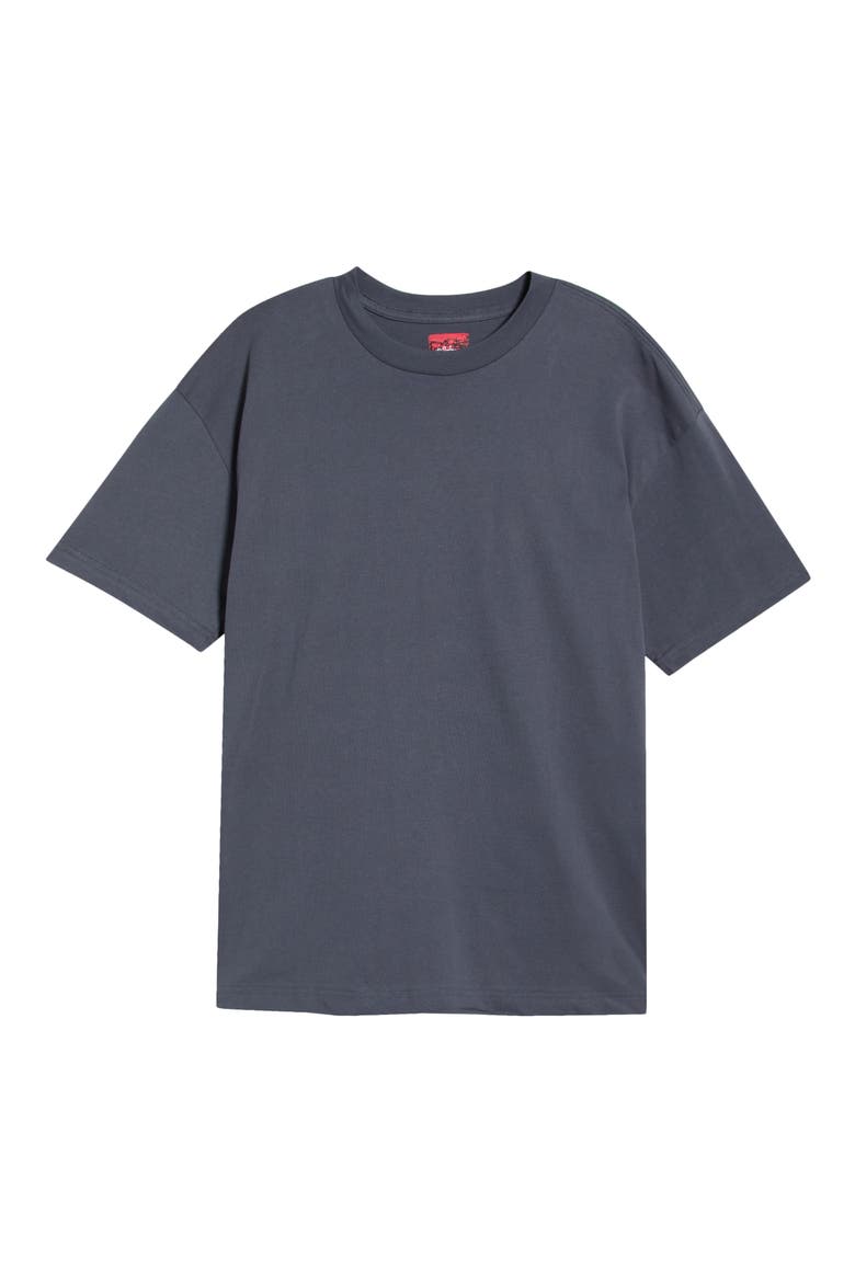 Arch Up Cotton T-Shirt, Alternate, color, CHARCOAL