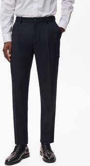 MANGO Slim Fit Thermolite® Pleated Cargo Pants
