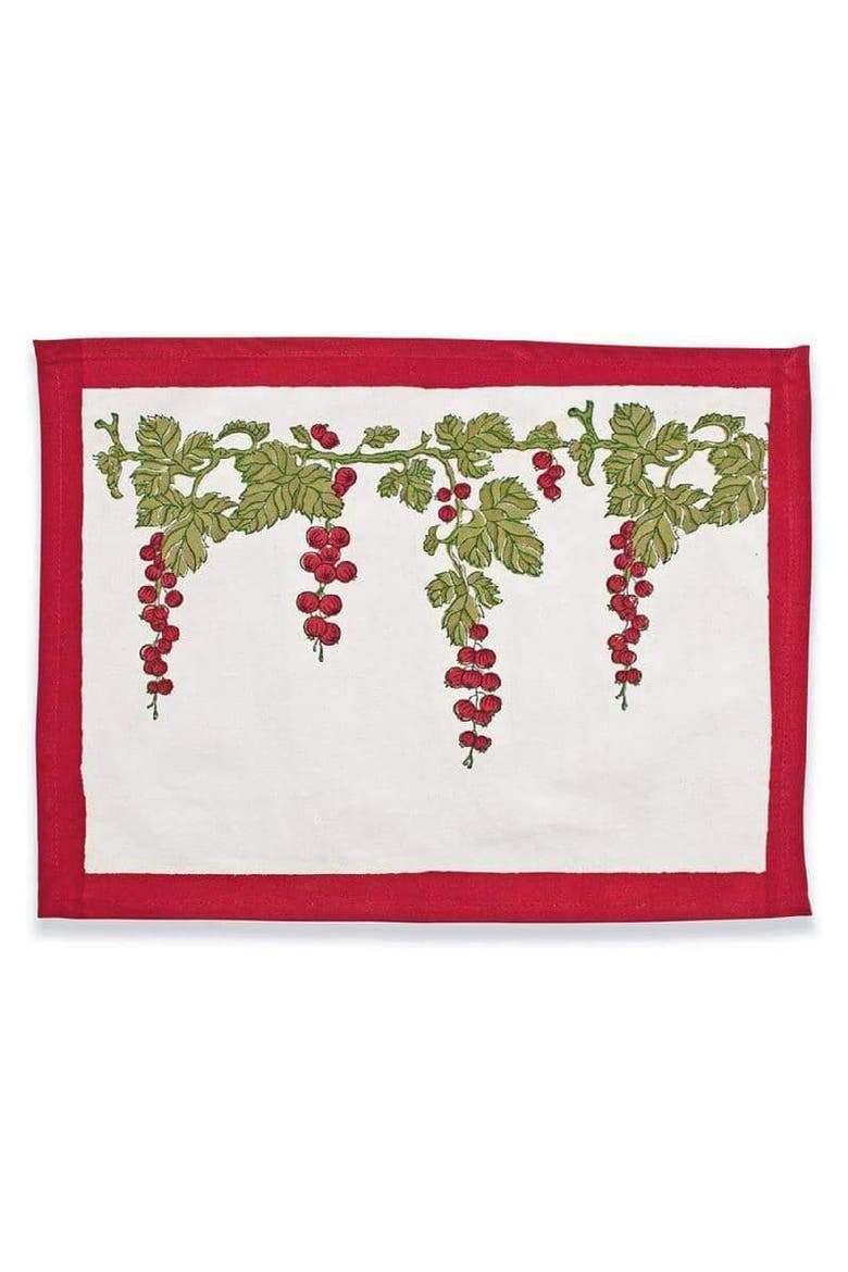 Gooseberry Mats, Main, color, Red/Green 15" x 18"