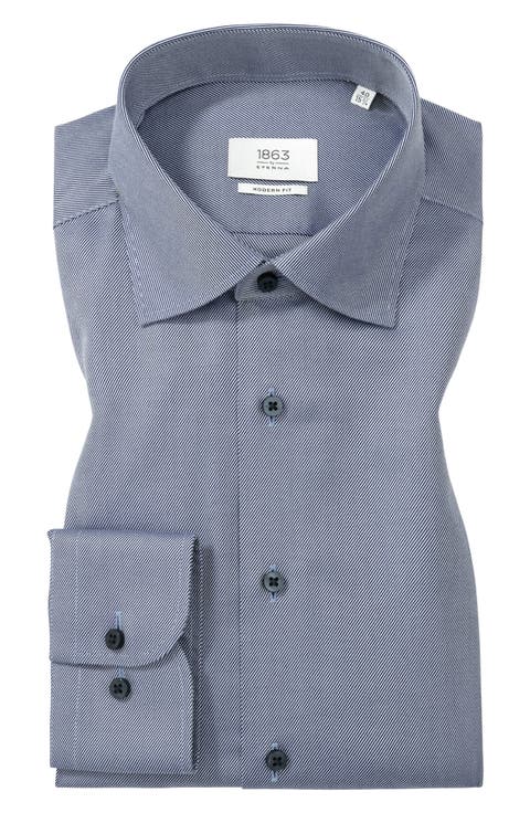 Royal Twill Modern Fit Solid Non-Iron Cotton Dress Shirt