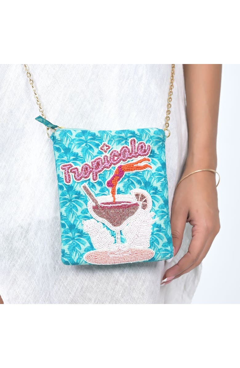 Vismaya Miami Sling Bag, Main, color, Green