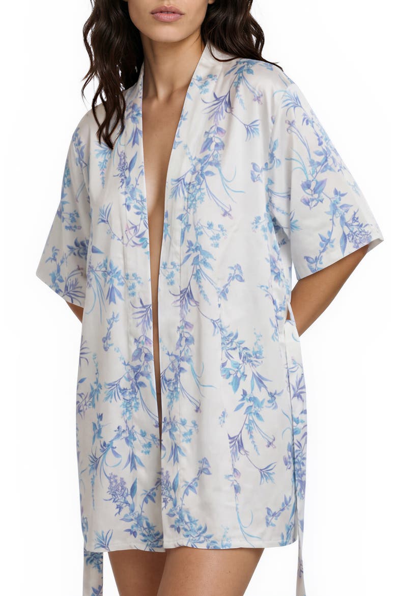 Willa Short Pajamas & Robe Travel Set, Alternate, color, IVORY