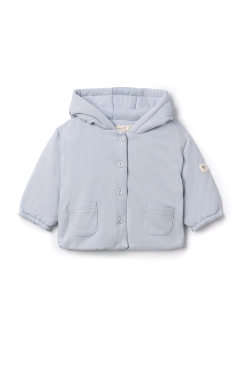 Boy Front Button Pocket Puff Jacket