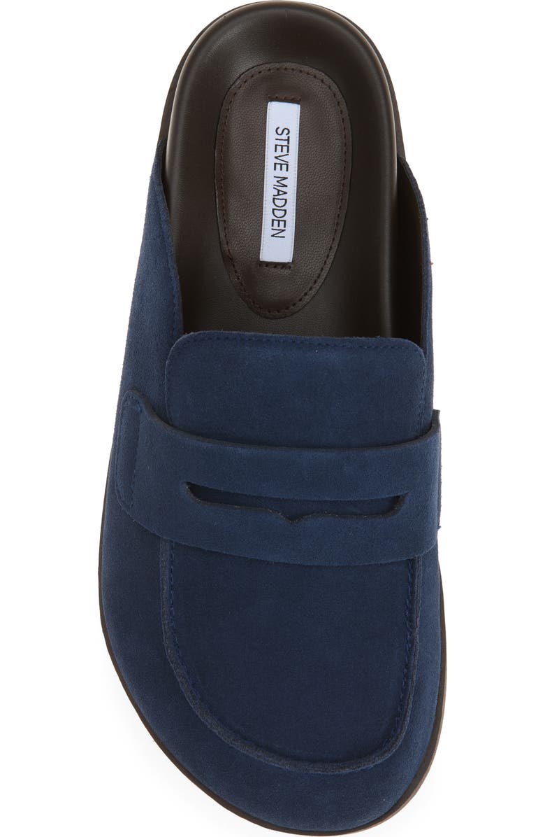 Steve Madden Toryn Loafer Mule, Alternate, color, Navy Suede