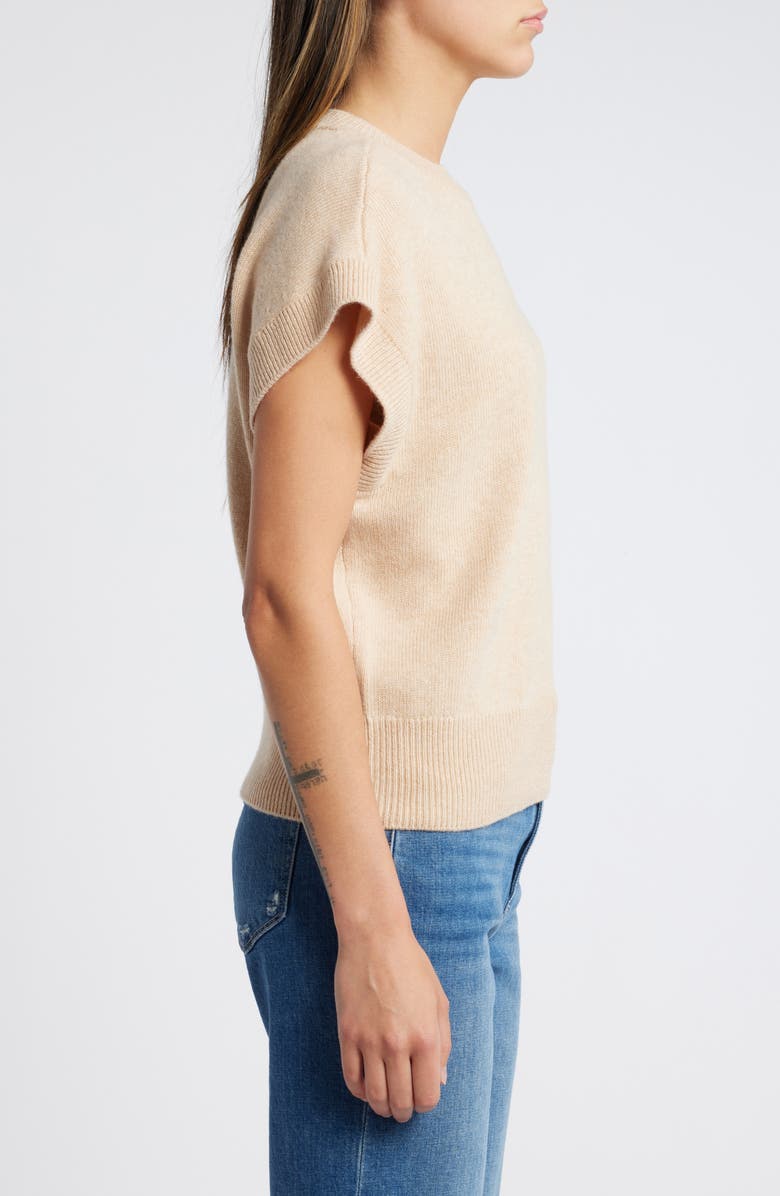PAIGE Nepheli Crewneck Sweater, Alternate, color, Camel Brown