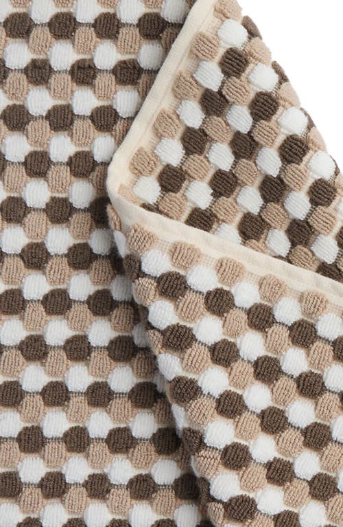 Parachute Mosaic Organic Cotton Bath Mat In Brown