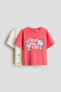 H&M 2-pack Printed T-shirts