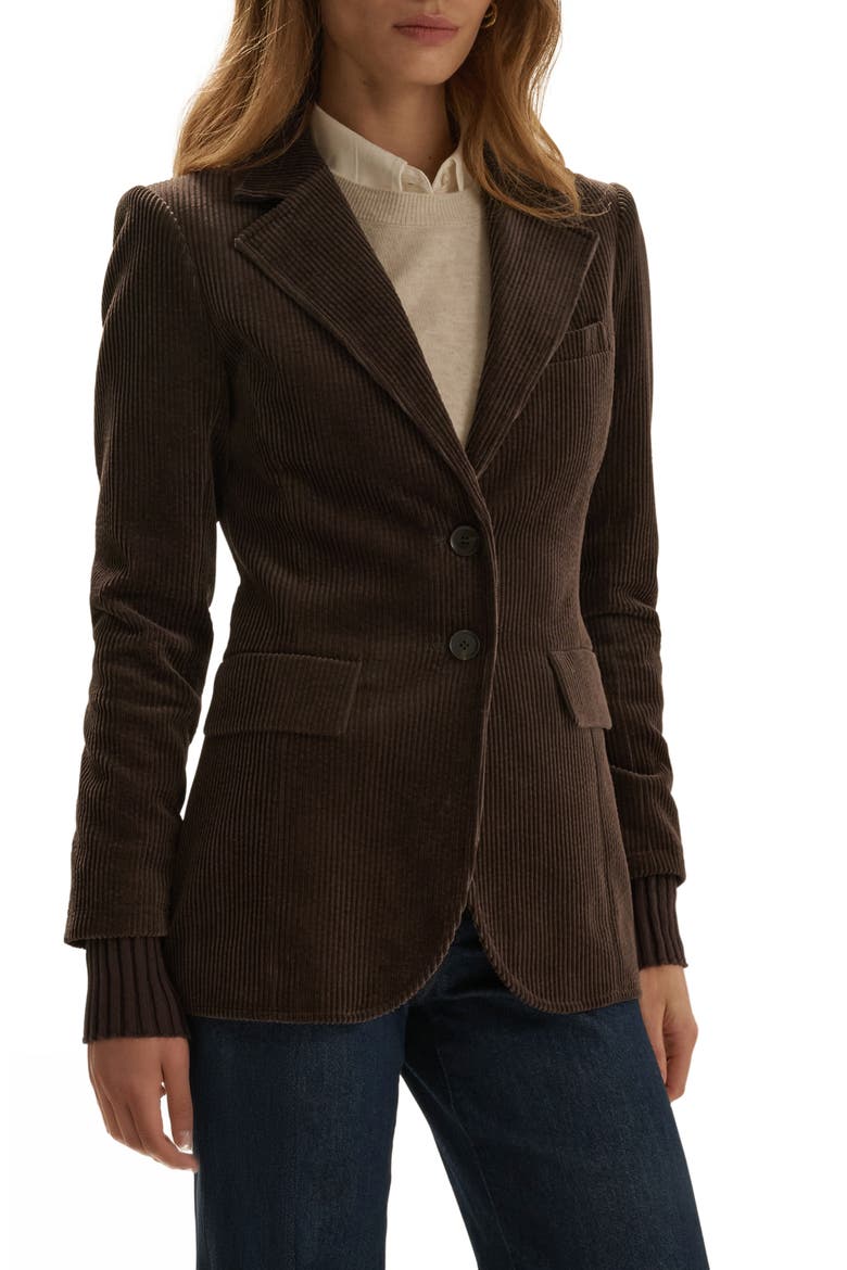 The Cord City Blazer, Main, color, ESPRESSO