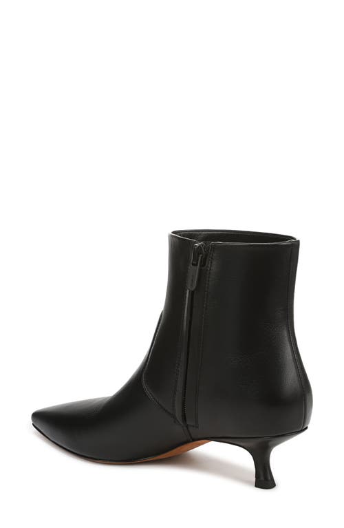 Vince Simone Kitten Heel Bootie In Black