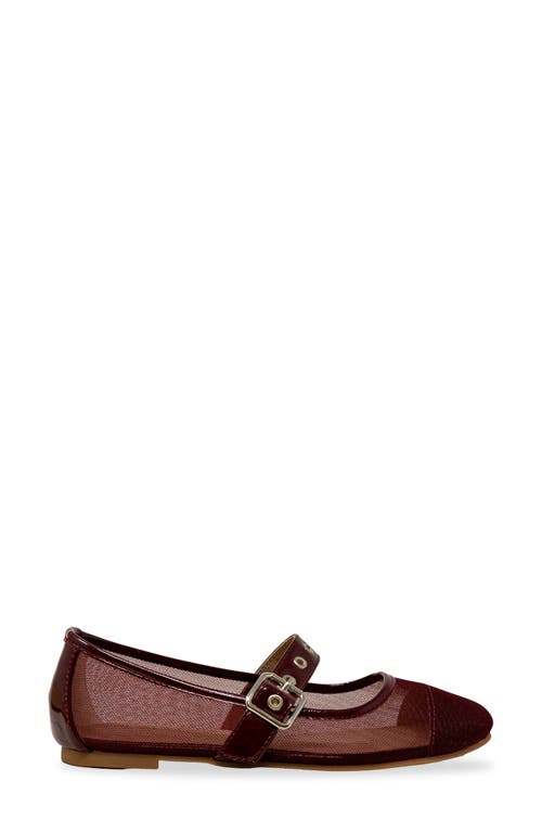 Chase & Chloe Chase And Chloe Grommet Strap Mary Jane Flat