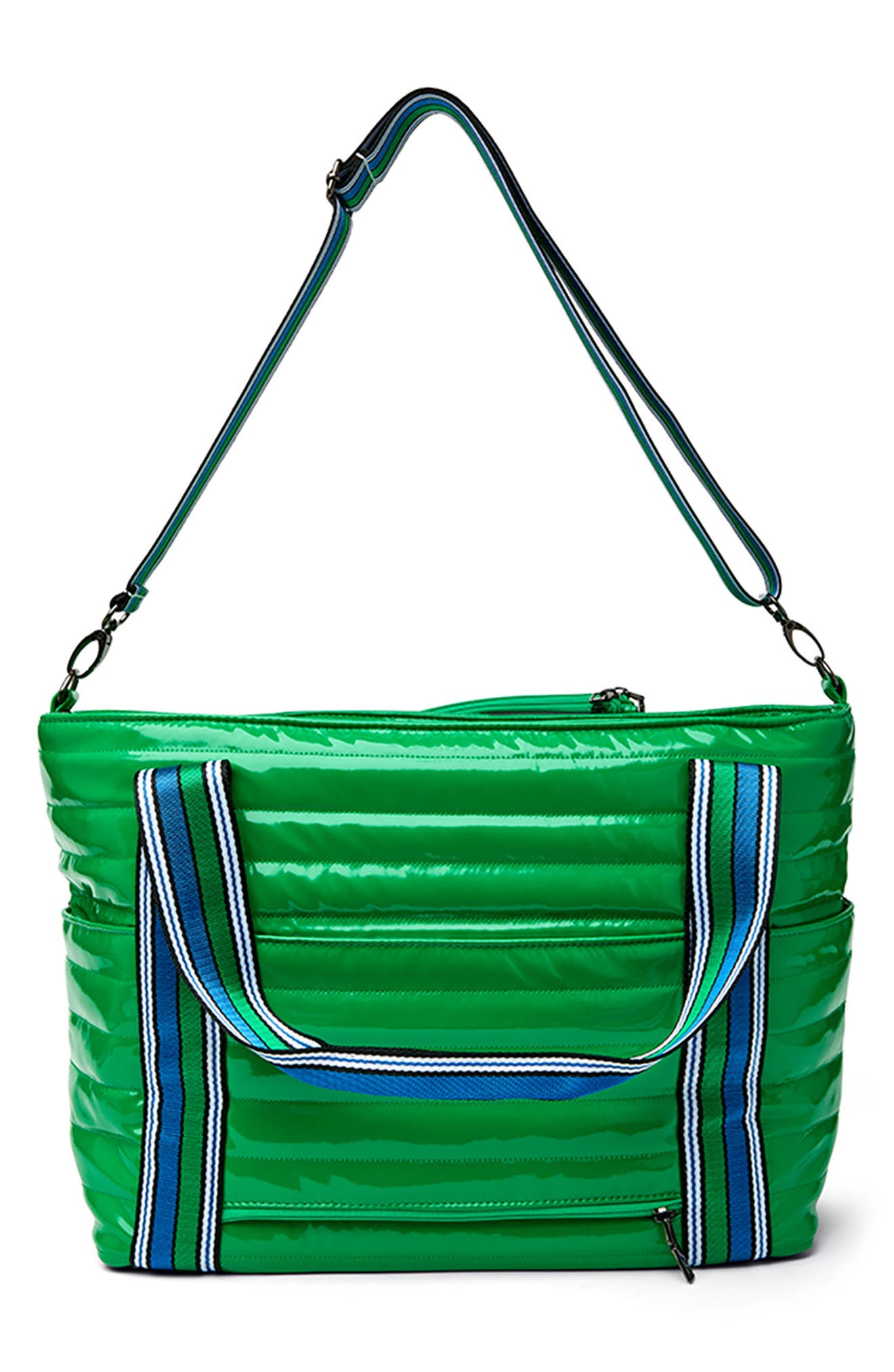 Love Royln Tennis Bag, Alternate, color, CLUB GREEN PATENT