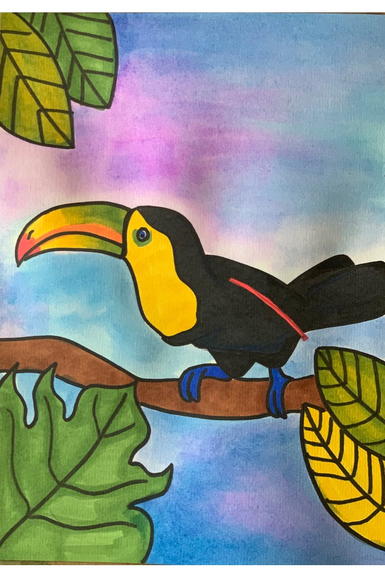 Add-On Art Rolls for Guide Dots Level 2 Art Kits - Age 8+, Alternate, color, L2 Pineapple/Toucan
