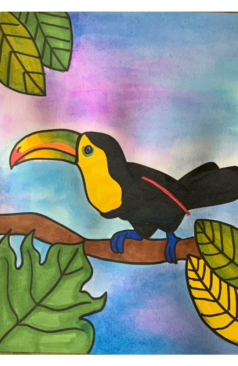 Guide Dots Add-On Art Rolls for Guide Dots Level 1 Art Kits- Ages 4-7, Alternate, color, L2 Pineapple/Toucan