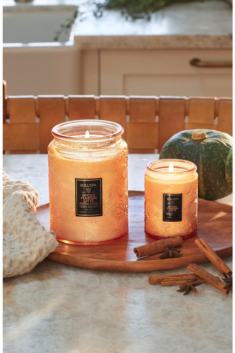 Spiced Pumpkin Latte Large Jar Candle, Alternate, color, SPICED PUMPKIN LATTE