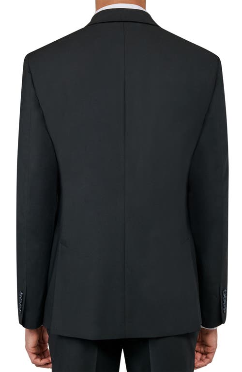 Wrk Best Solid Slim Fit Suit In Black