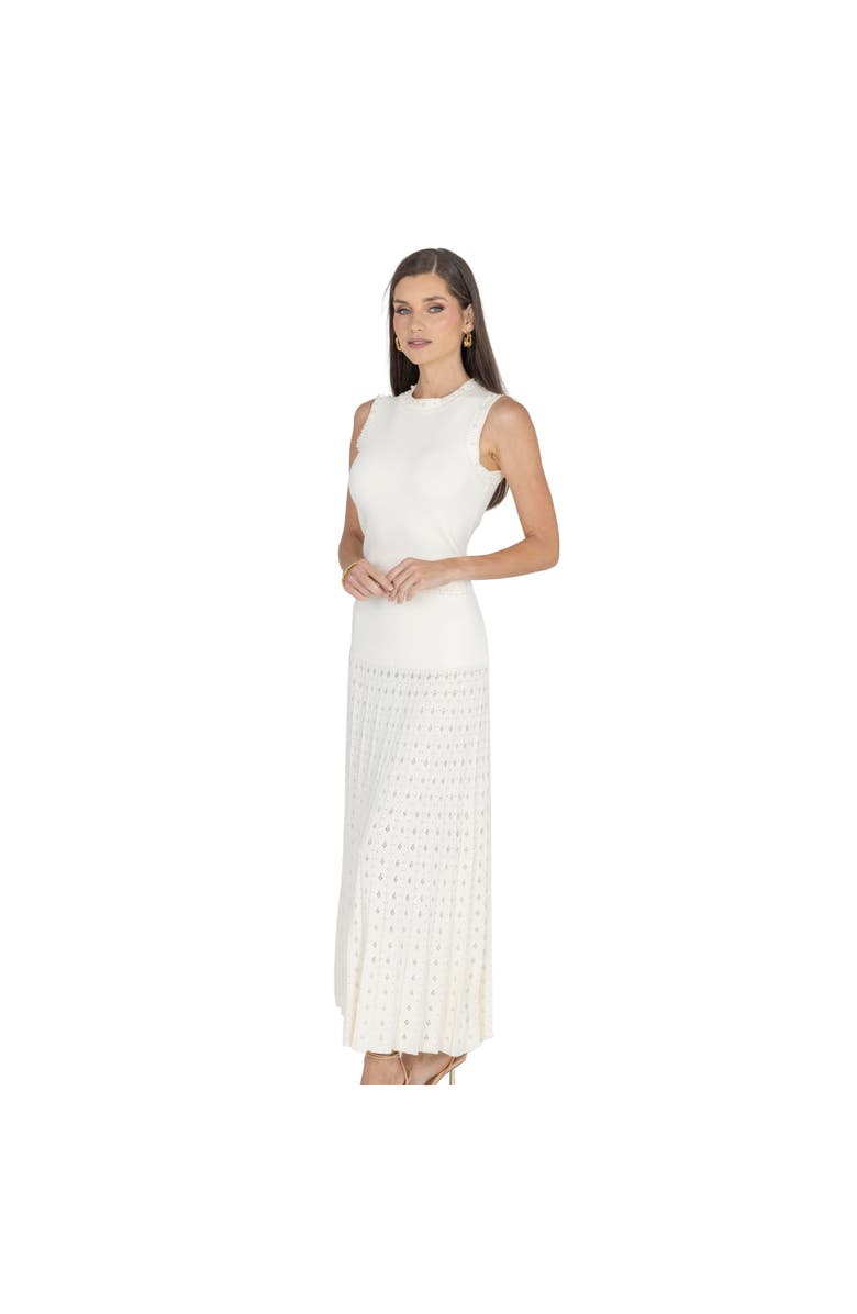 AKALIA Viva knit Maxi Dress, Alternate, color, White