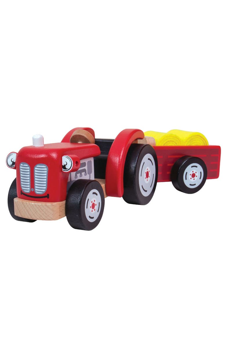 Tidlo Tractor and Trailer, Main, color, Red