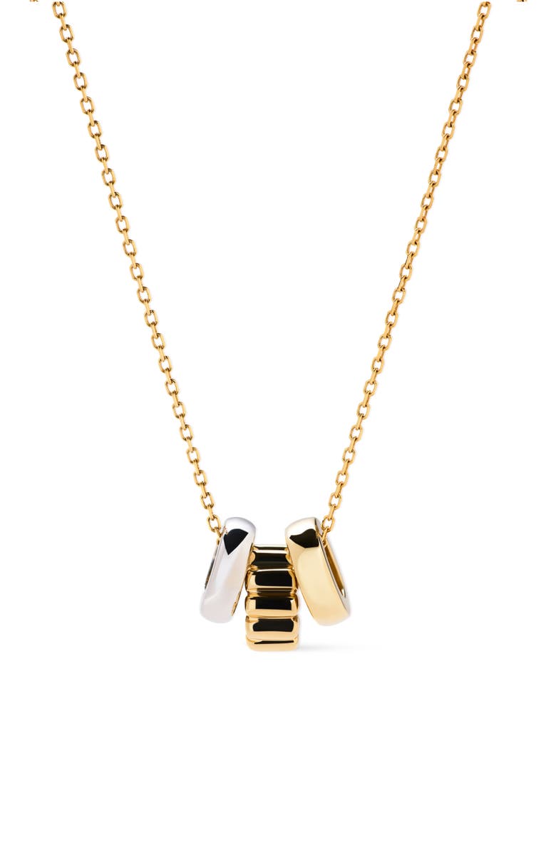 Ana Luisa Gold Pendant Necklace - Two Tone Galaxy Necklace, Main, color, Gold
