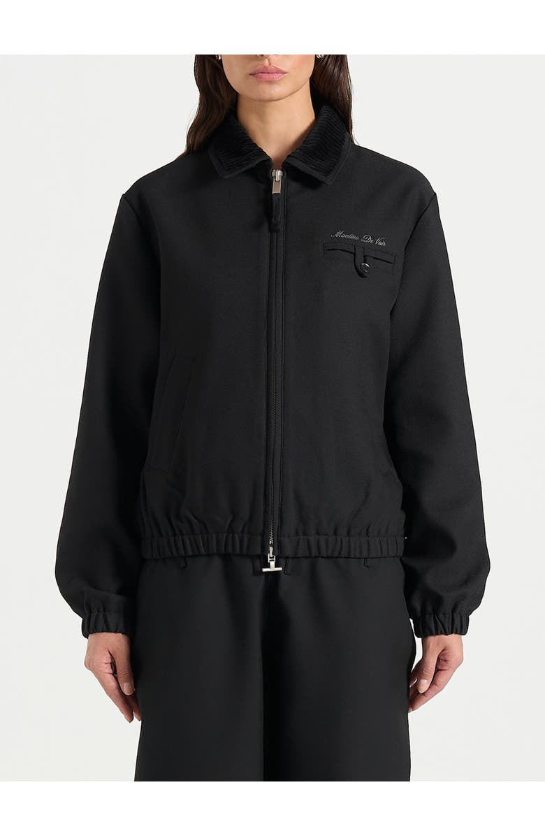 Manière De Voir Kilian Unisex Twill Signature Jacket, Main, color, Black