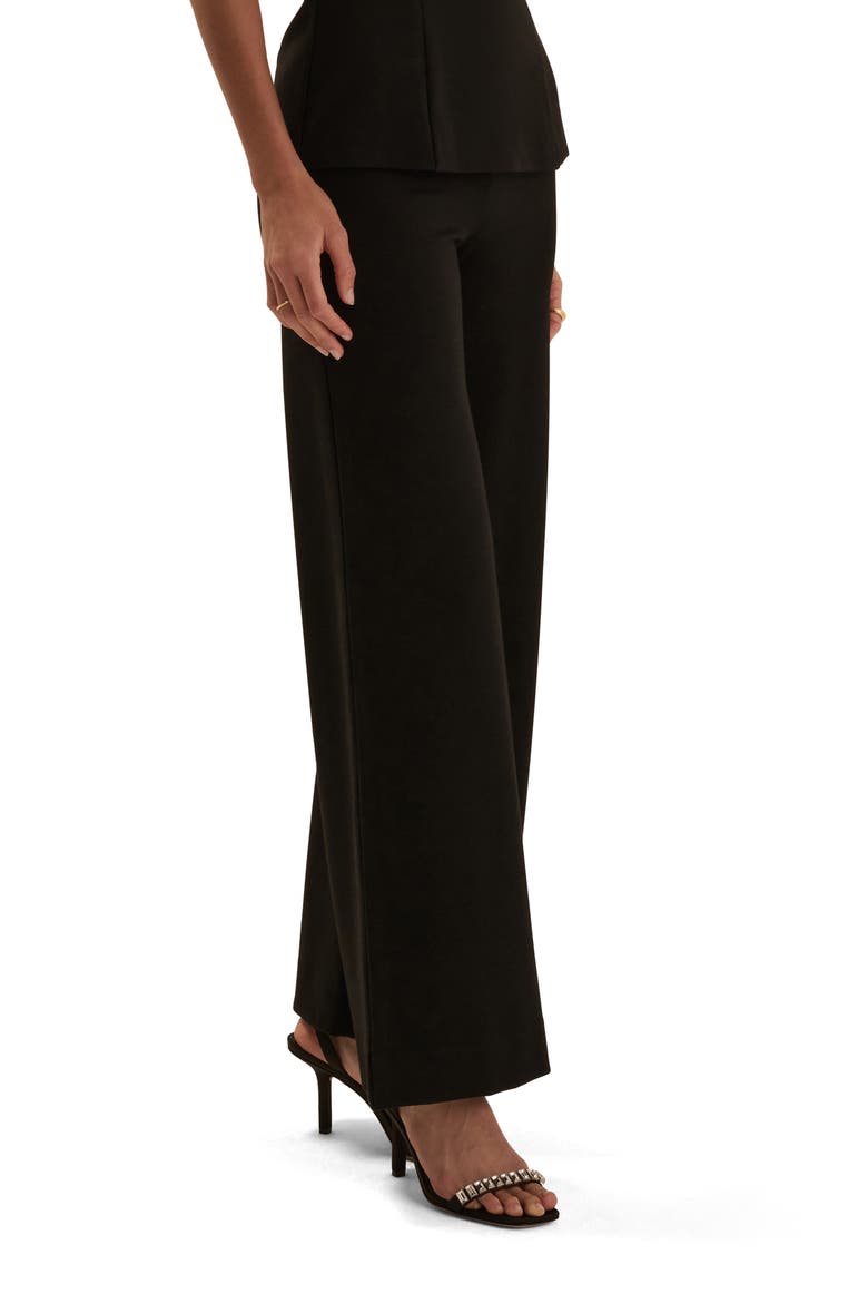 The Almost Yours Wide Leg Pants, Alternate, color, BLACK