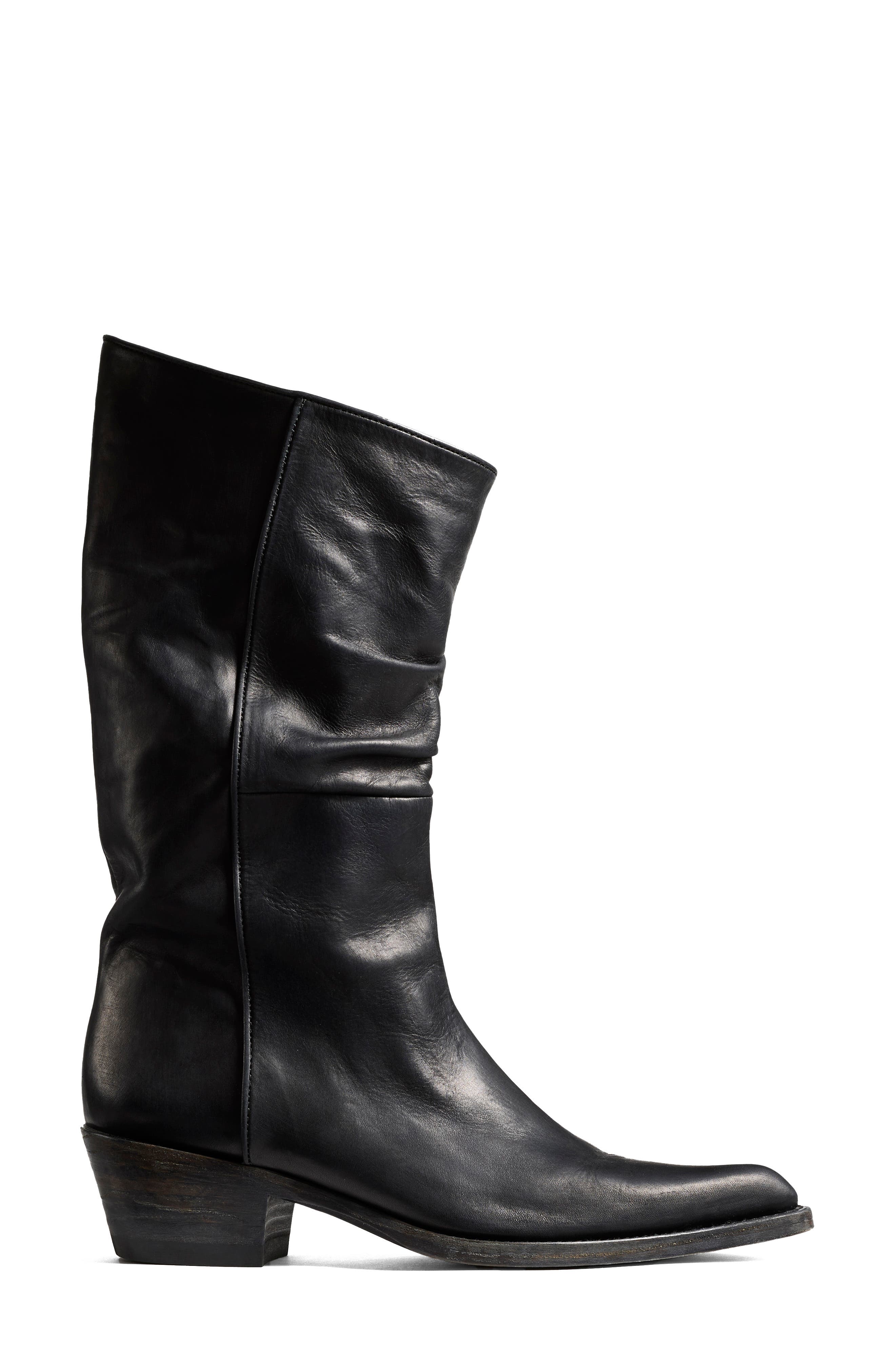Khaite Clive Western Boot, Alternate, color, 200 Black