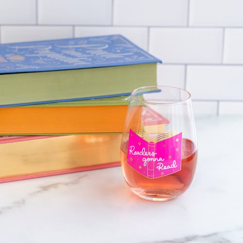 Jollity & Co Book Club Wine Glass In Readers Gonna Read