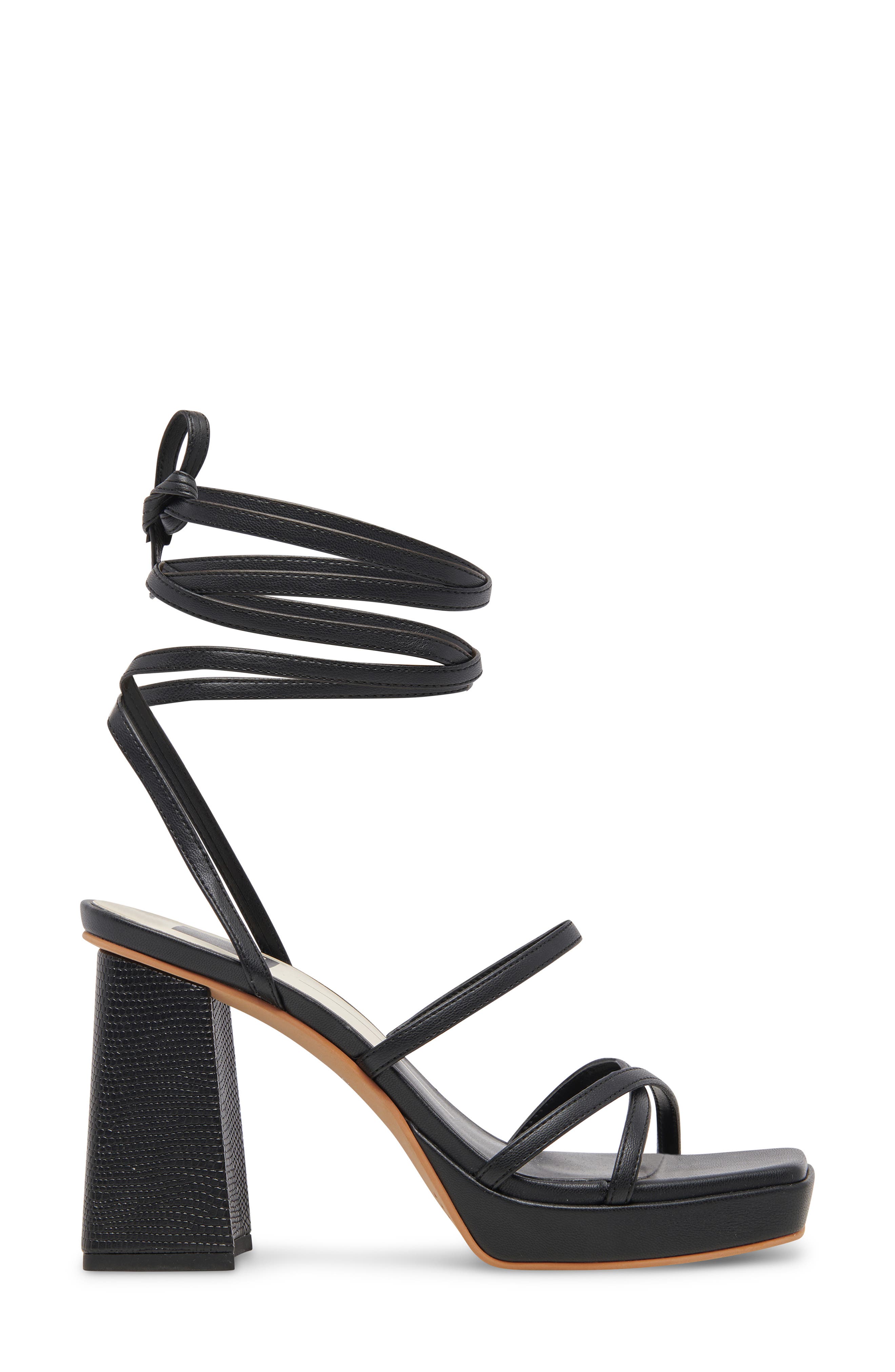 Dolce Vita Amanda Ankle Tie Block Heel Sandal, Alternate, color, 