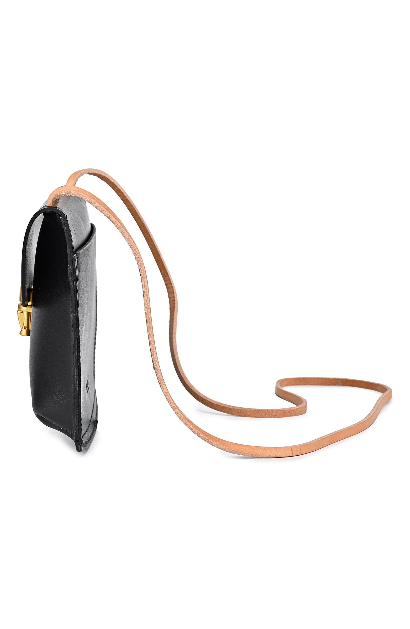 OLD TREND Ada Leather Crossbody Bag, Alternate, color, Black