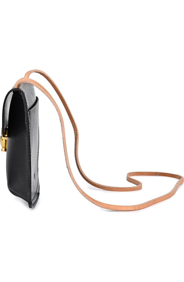 OLD TREND Ada Leather Crossbody Bag, Alternate, color, Black