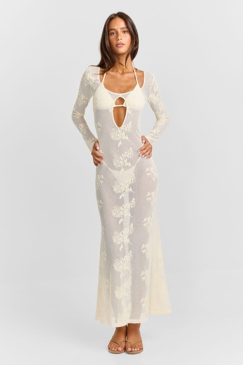 Lola Maxi Dress, Alternate, color, Beige