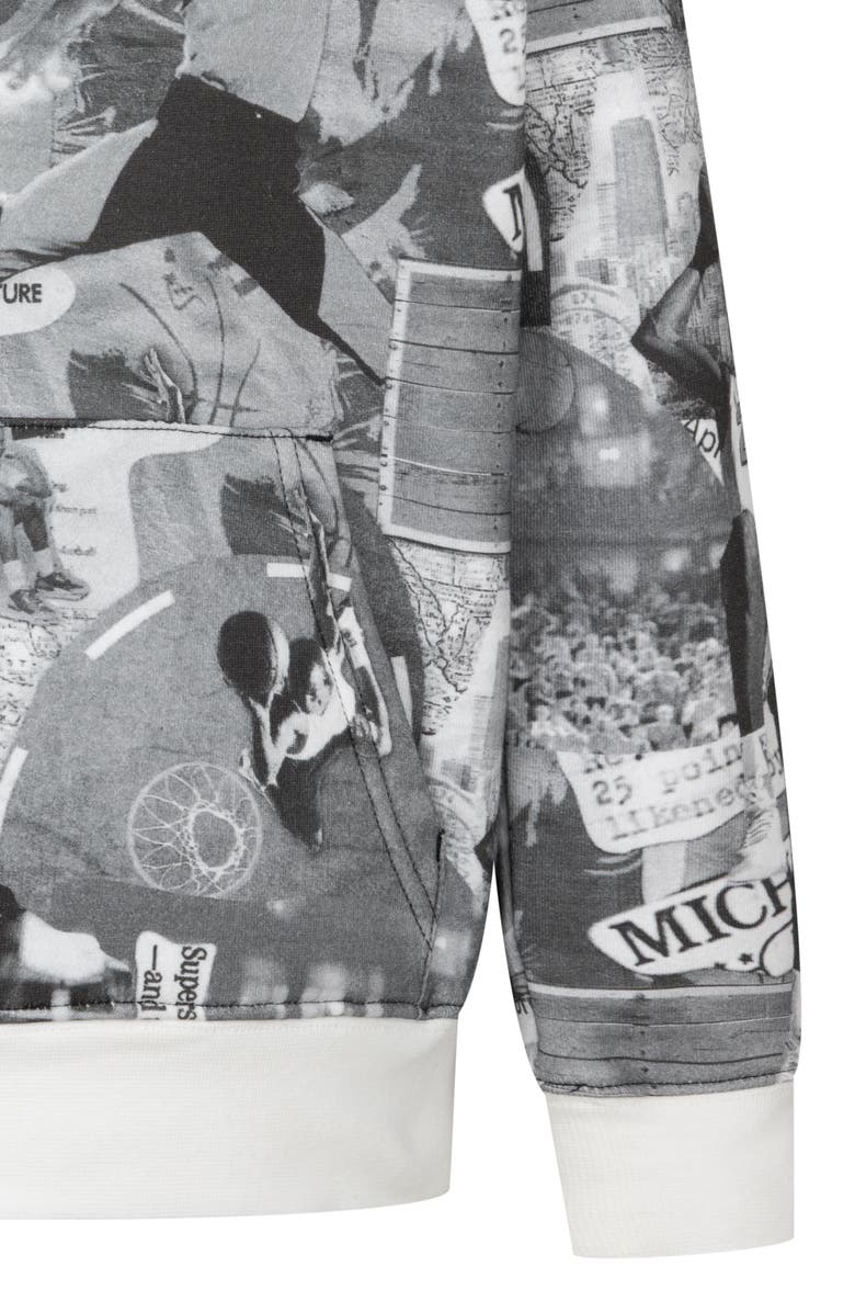 Jordan Kids' Brooklyn Print Pullover Hoodie, Alternate, color, 