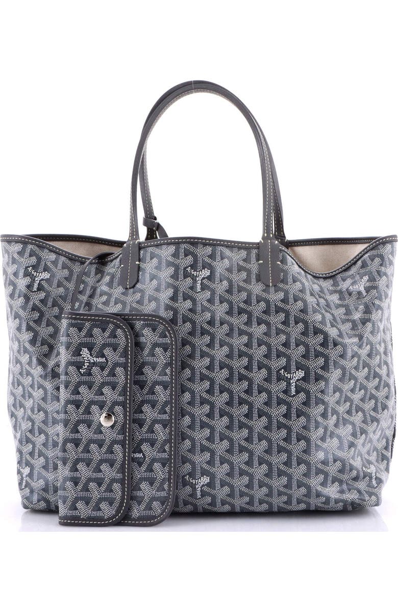 Pre-Owned Goyard Saint Louis Tote Coated Canvas PM, Alternate, color, Gray