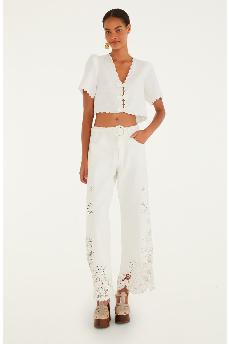 Roses Scallop Crop Top, Alternate, color, OFF-WHITE