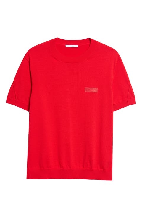 Couture Seam Grosgrain Logo Patch T-Shirt