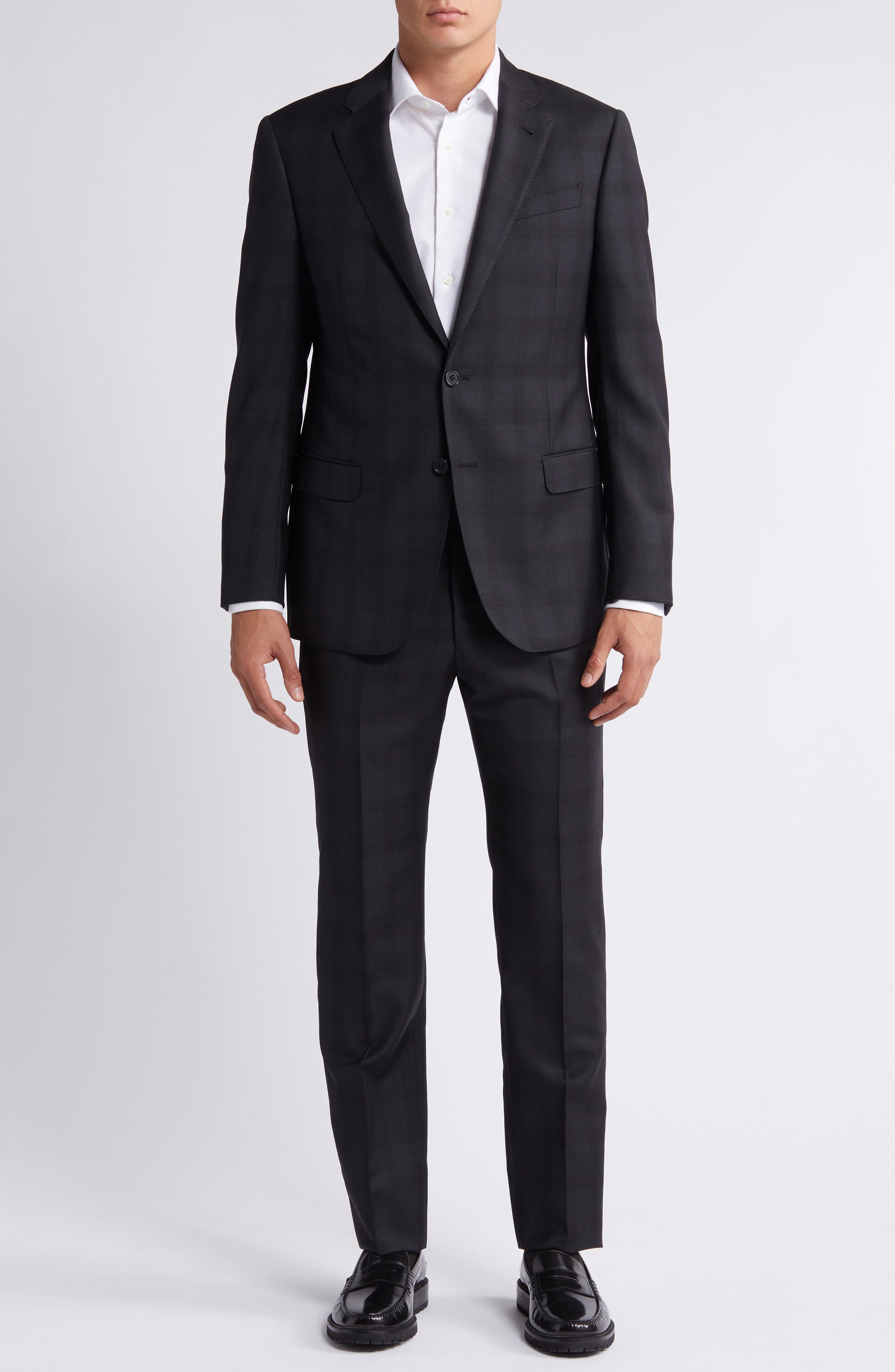 Plaid Virgin Wool Suit