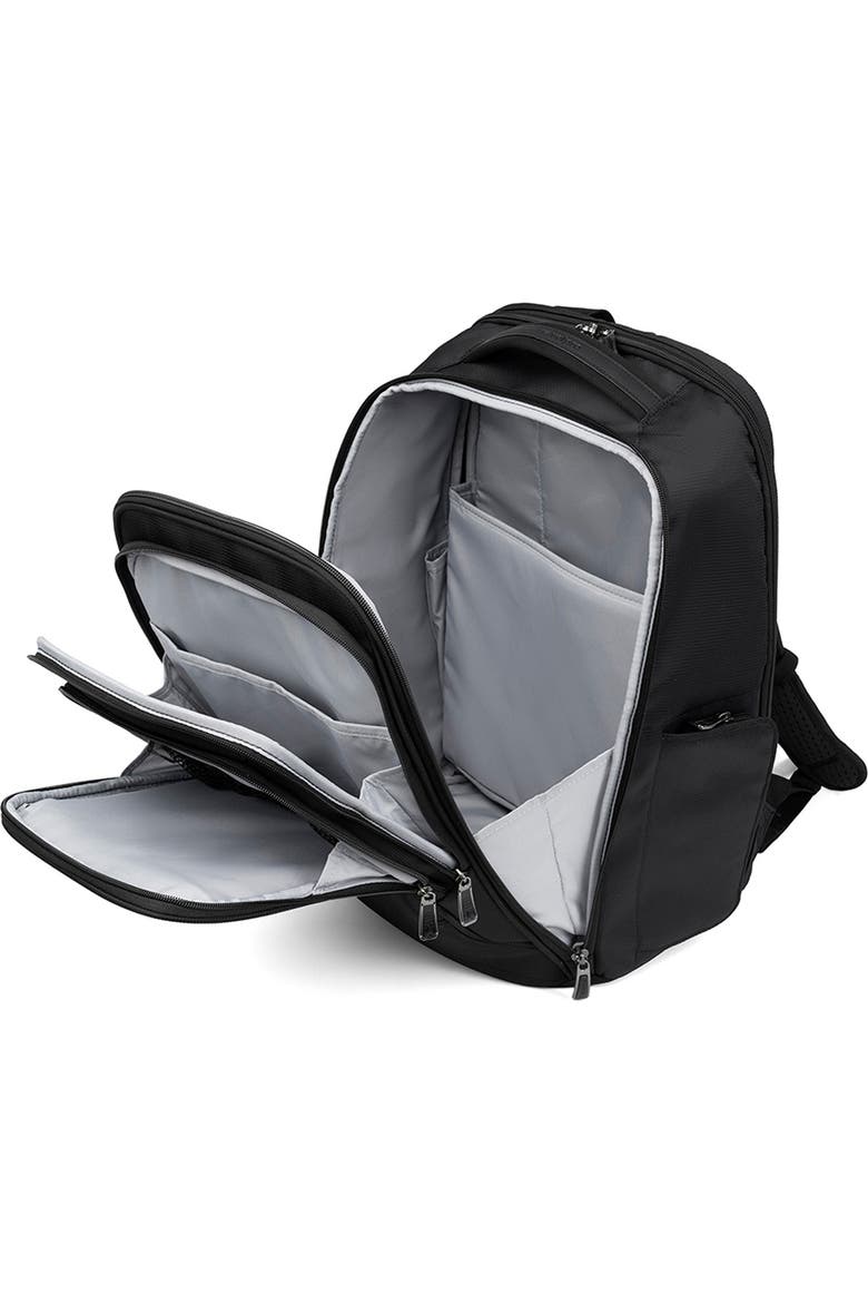 backpack with two laptop compartments McKlein Logan 17" Nylon, Two-Tone, Dual-Compartment, & Tablet tasking professional K-Cliffs Case of 20pcs Multi-Compartment