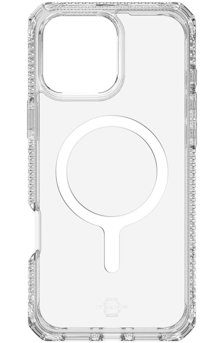 ITSkins Hybrid_R Clear MagSafe Case for Apple iPhone 16 Pro Max, Alternate, color, Clear