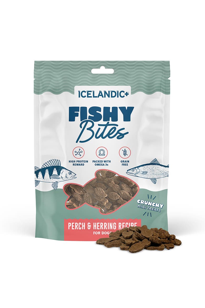 Fishy Bites Perch & Herring  2oz Dog Treats, Alternate, color, Multicolored