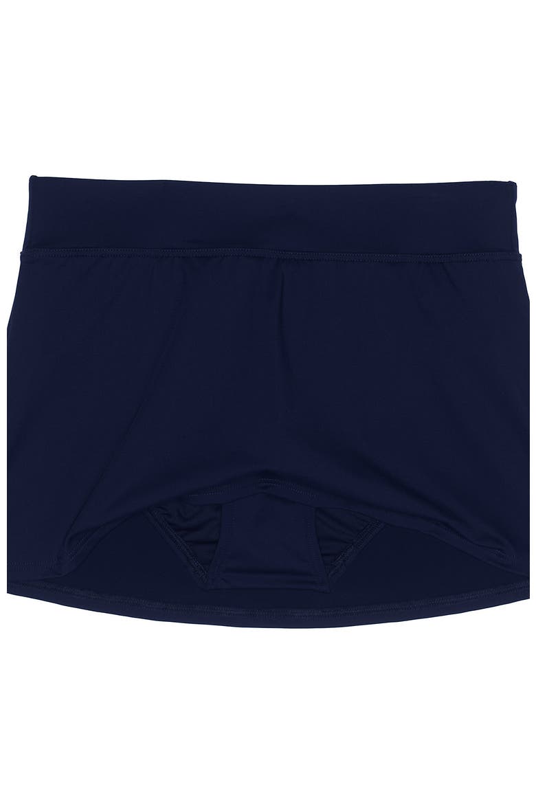 Mini Swim Skirt, Alternate, color, Deep Sea Navy