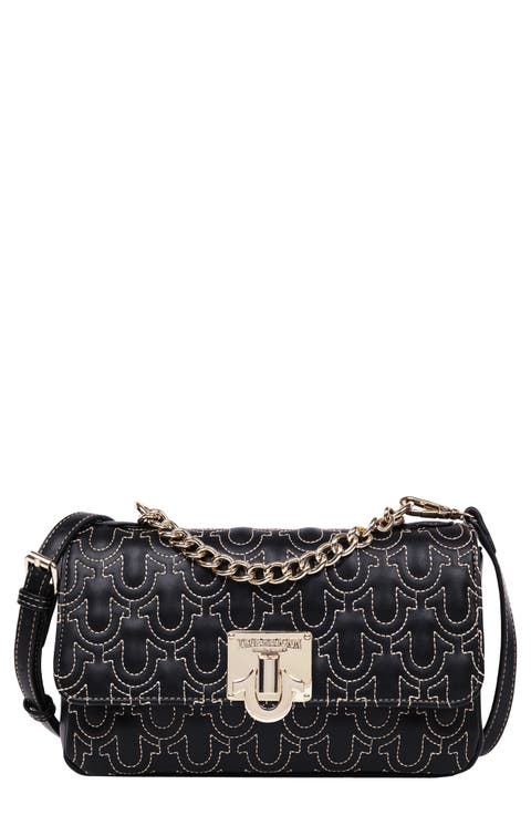 Horseshoe Quilted Crossbody Bag