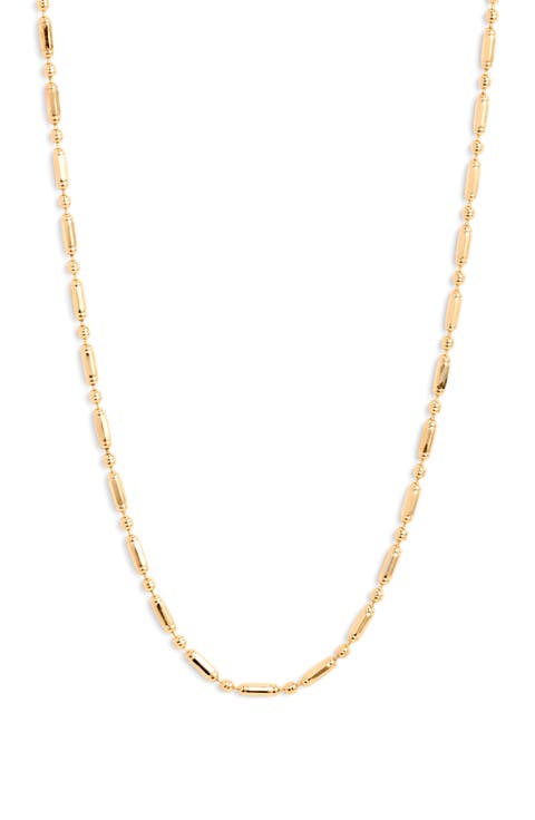 Bar Link Chain Necklace