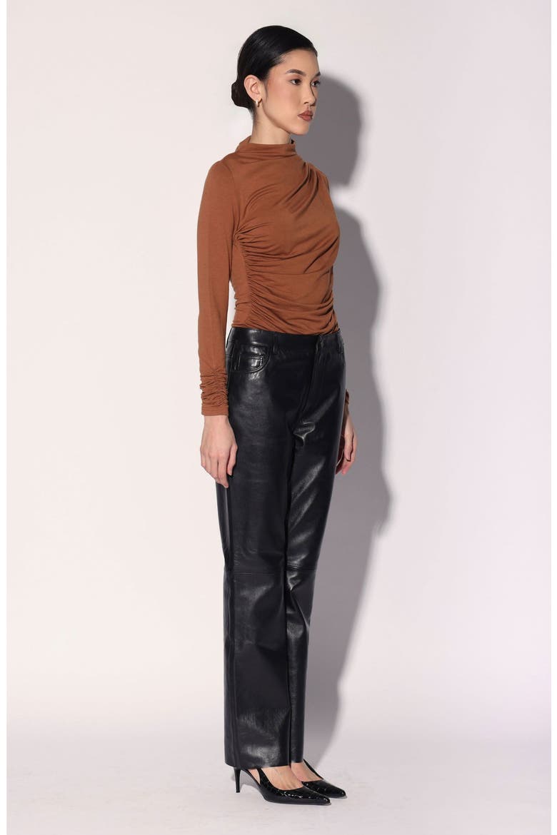 Michaela Top, Alternate, color, Cognac